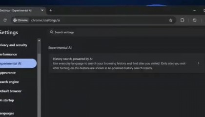谷歌Chrome浏览器历史记录AI搜索功能走出美国，全球推广指日可待