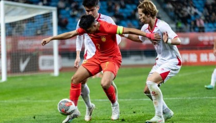 十人U22国足1比1越南U22！不败战绩夺盐城四国赛冠军