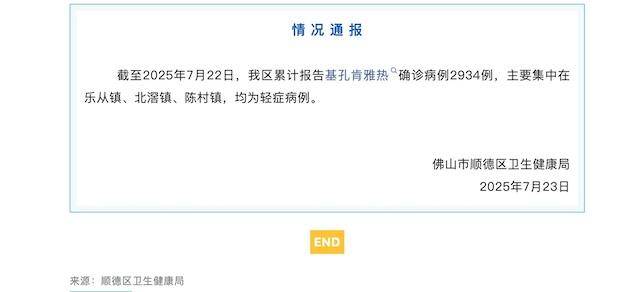 佛山顺德基孔肯雅热病例接近三千：已外溢至省外，传播快原因何在