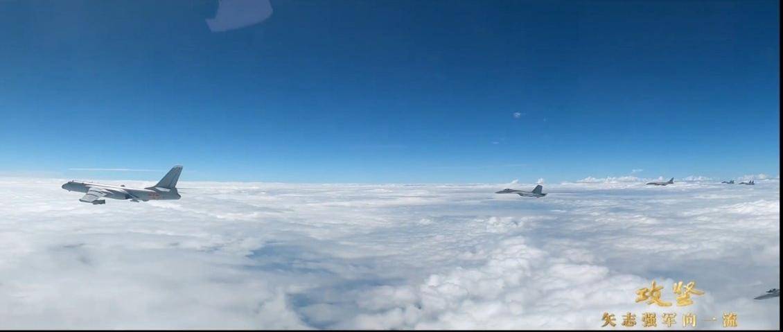 打得一拳开免得百拳来！央视披露轰6战巡，歼15升空给对手立规矩