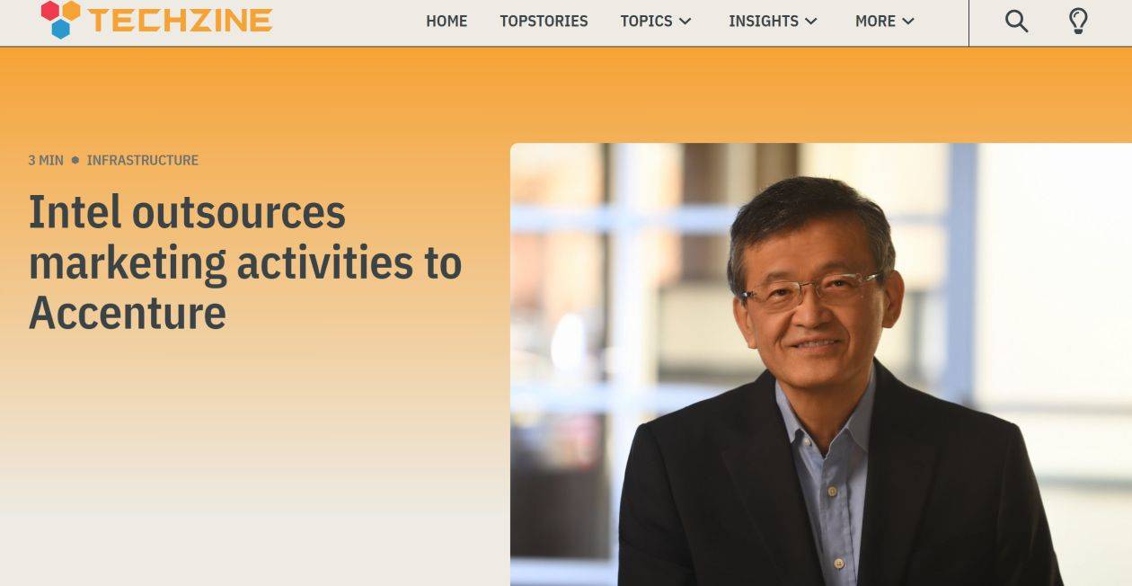 英特尔将部分营销业务外包给埃森哲